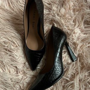 black crocodile’Truby’ gianni bini 4.5” heel size 9